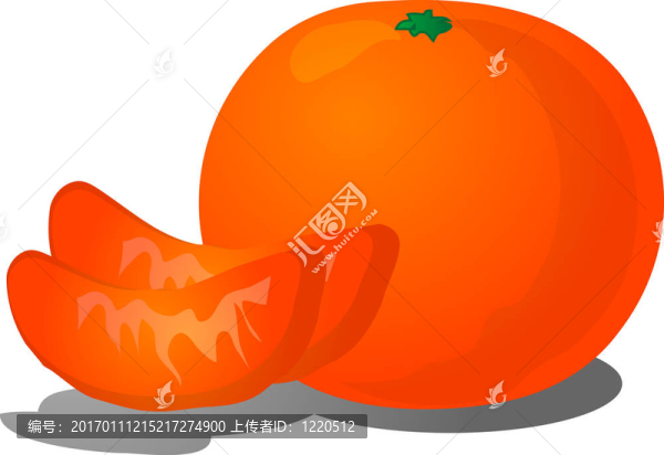 橙色段插圖