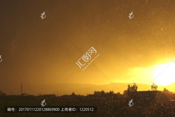 冰雹在森賴斯