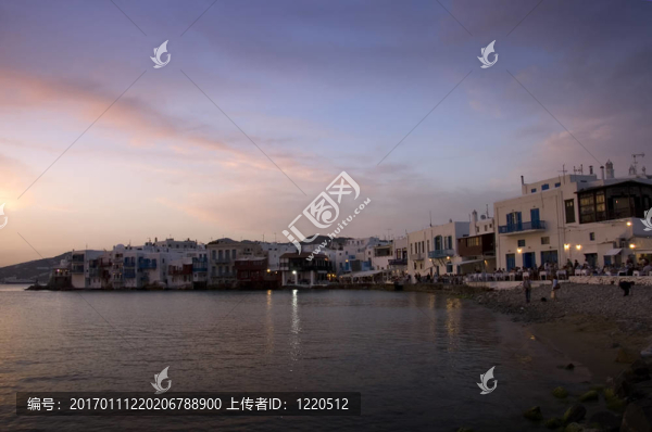 黃昏的希臘島
