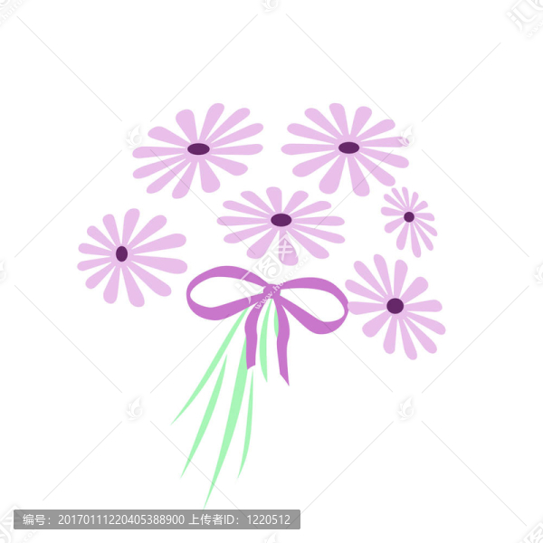 粉紅色的雛菊花束