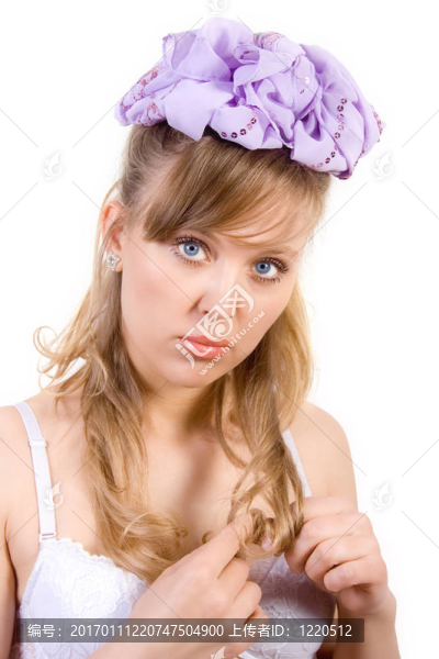 不滿的女孩