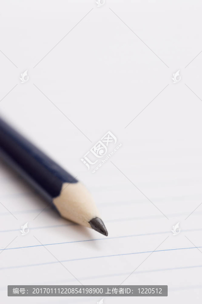 鉛筆在筆記本