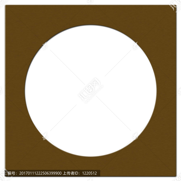 深色的木框架
