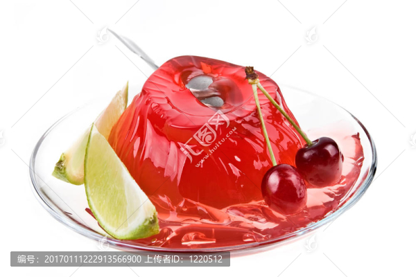 櫻桃酸橙果凍