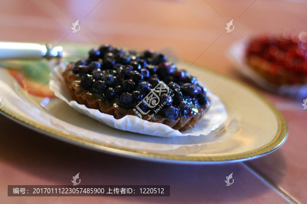 藍(lán)莓餡餅板