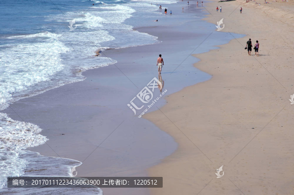 在波爾圖桑托島美麗的海灘