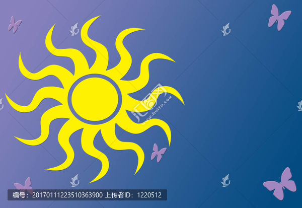 太陽部落的明信片