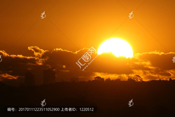 完美的日落