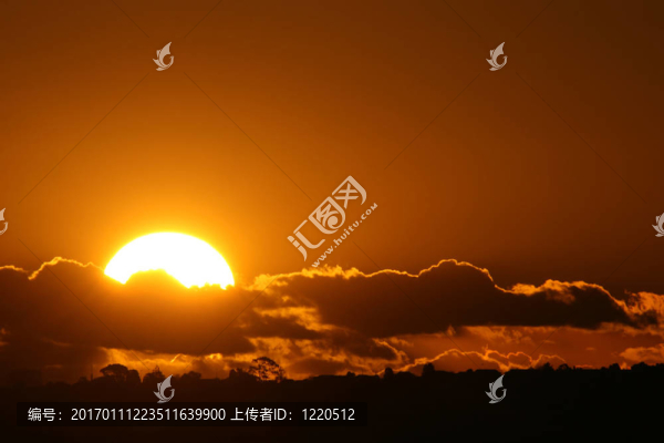 完美的日落
