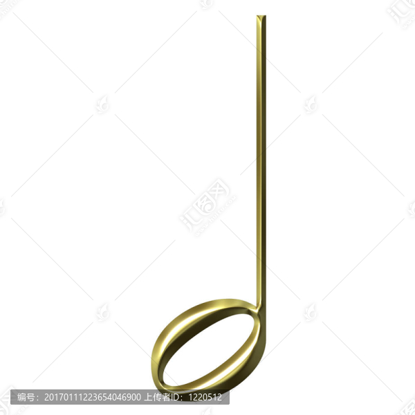三維黃金半音符