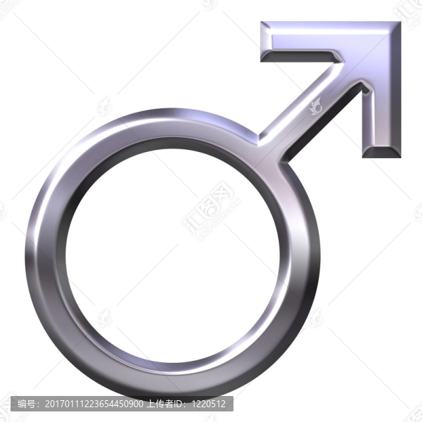 3D銀色男性符號(hào)-匯圖網(wǎng) www.fosd68.com 3D銀色男性符號(hào)