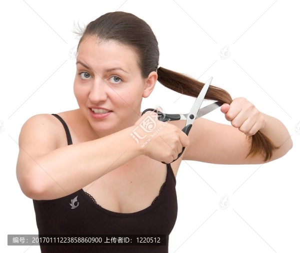 女人剪掉頭發(fā)