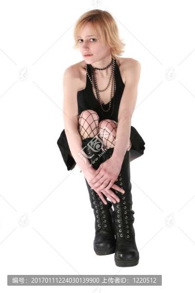 性感金發(fā)女子冒充白色隔離