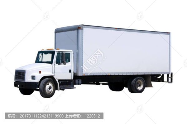 白色載貨卡車