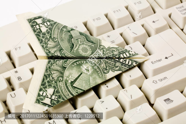 美元的紙飛機
