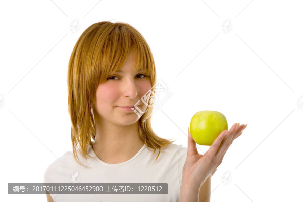 綠蘋果的女人