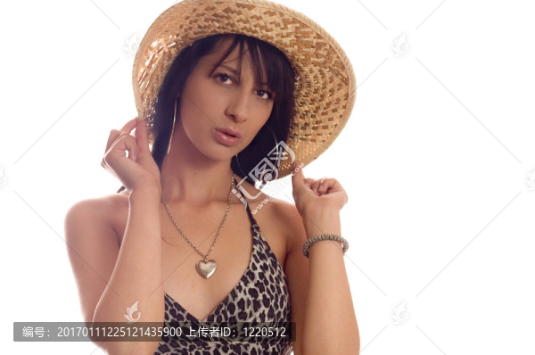 戴帽子的女孩