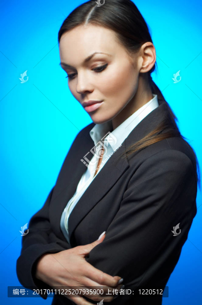 性感商務(wù)女。