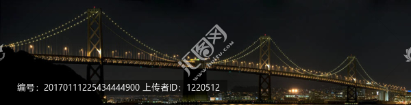 夜間海灣大橋
