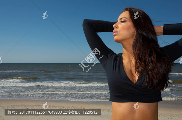 海邊美女