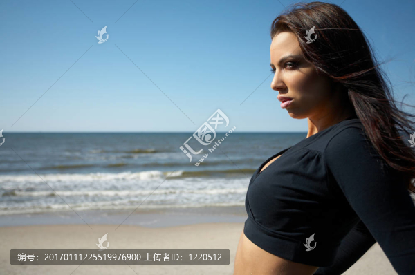 海邊美女