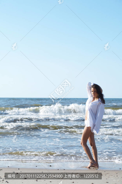 海邊美女