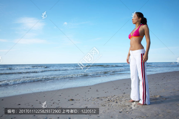 海邊美女