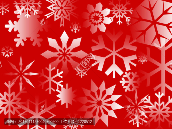 紅色的雪花