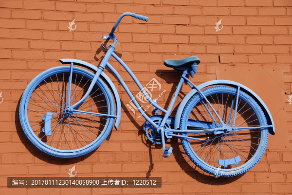 藍(lán)色自行車摘要