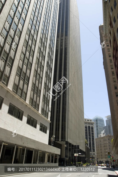 三藩市中心的摩天大樓