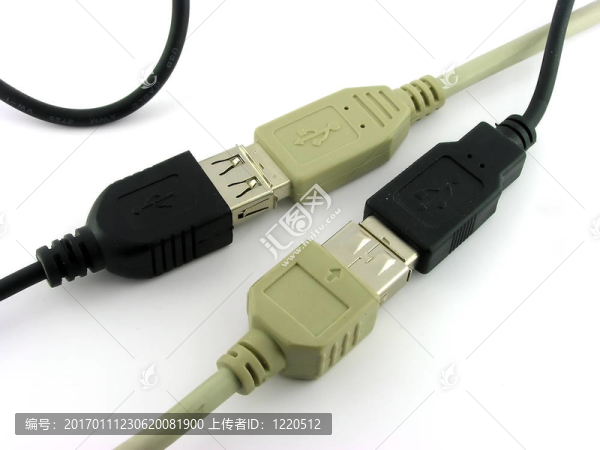 USB連接器。不正確的連接。