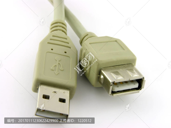 USB連接器。