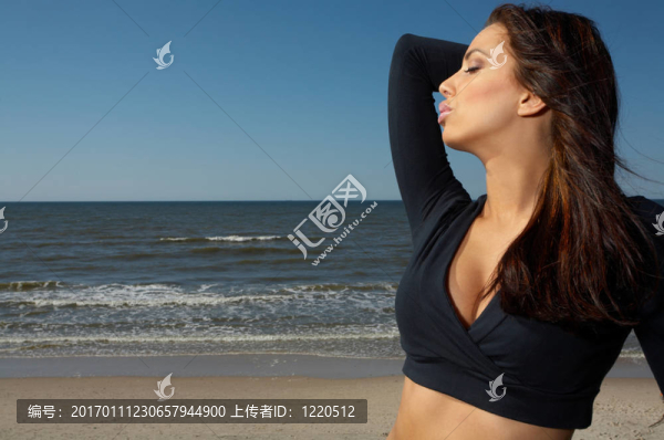 海邊美女