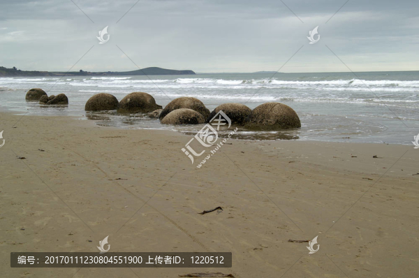 Moeraki的巨石