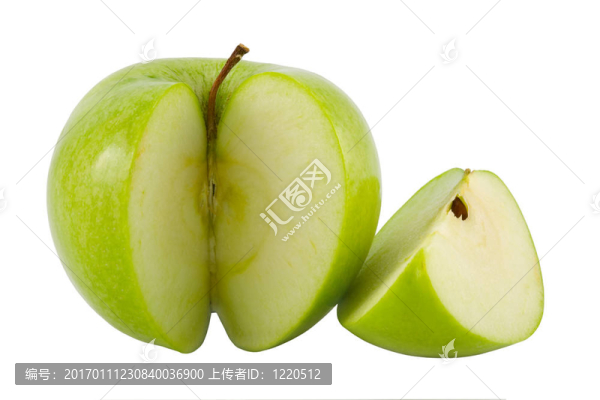 切片的青蘋果