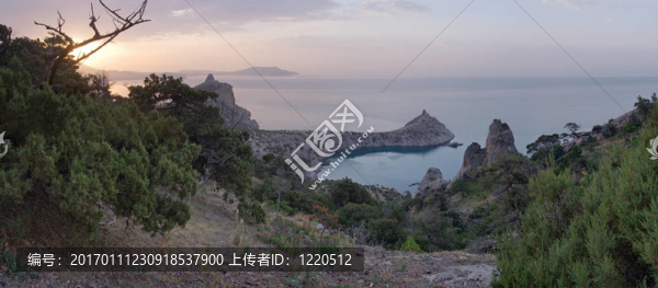 黎明的風景