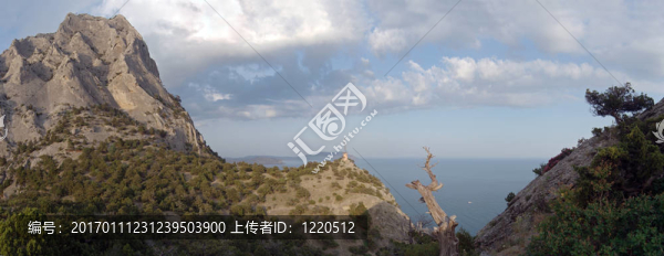 巖石和海
