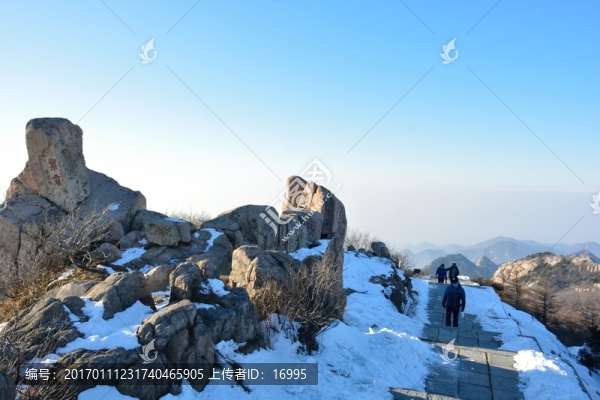 泰山雪景風(fēng)光