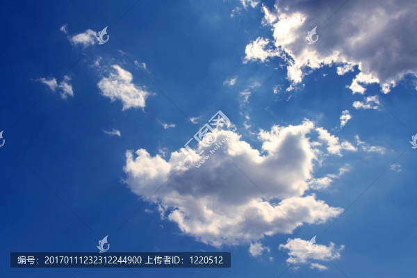 藍色的天空