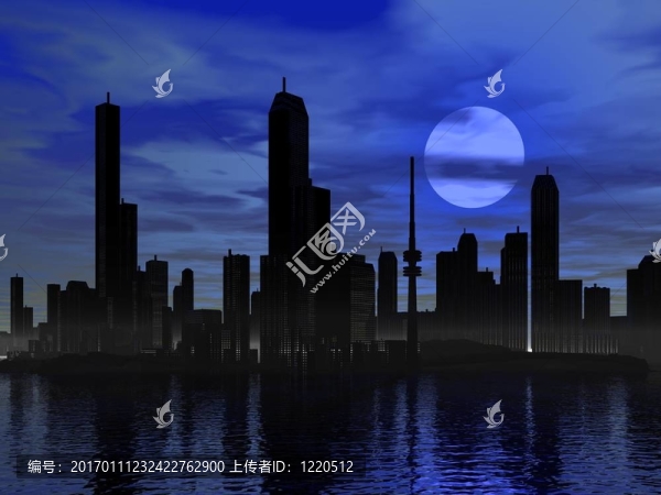 夜晚的城市
