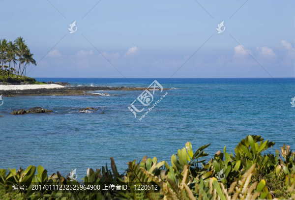 夏威夷火山海灘