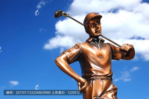 青銅的高爾夫球手