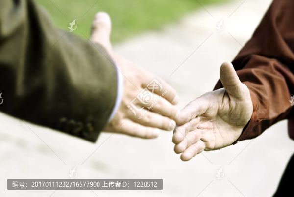 商業(yè)的握手