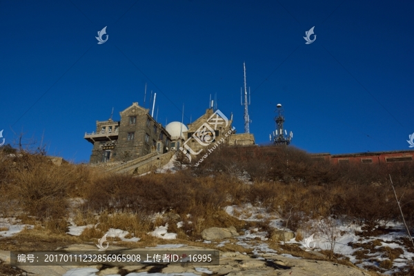 泰山冬日風景