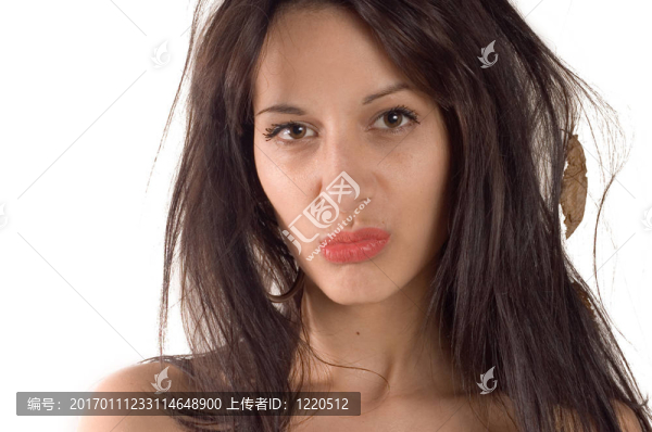 肖像的黑發(fā)