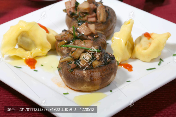 蘑菇和面食