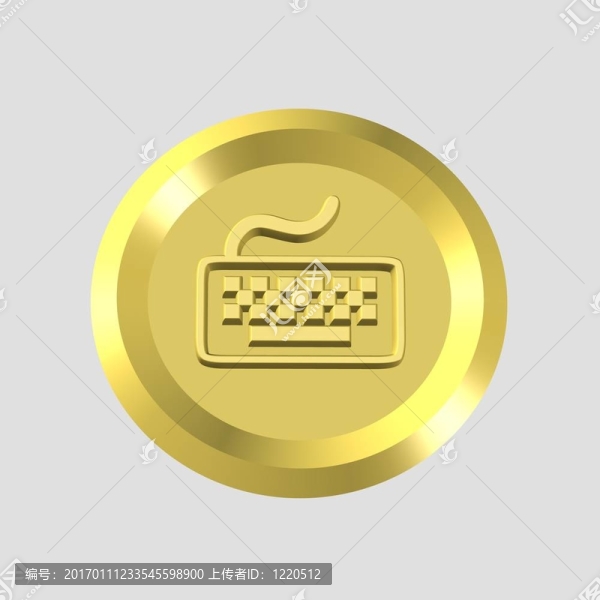 黃金鍵盤圖標(biāo)