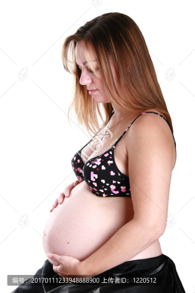 可愛的孕婦