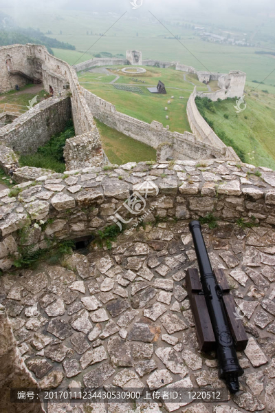 城堡Spissky,Hrad