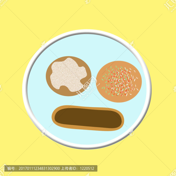 甜甜圈的插圖